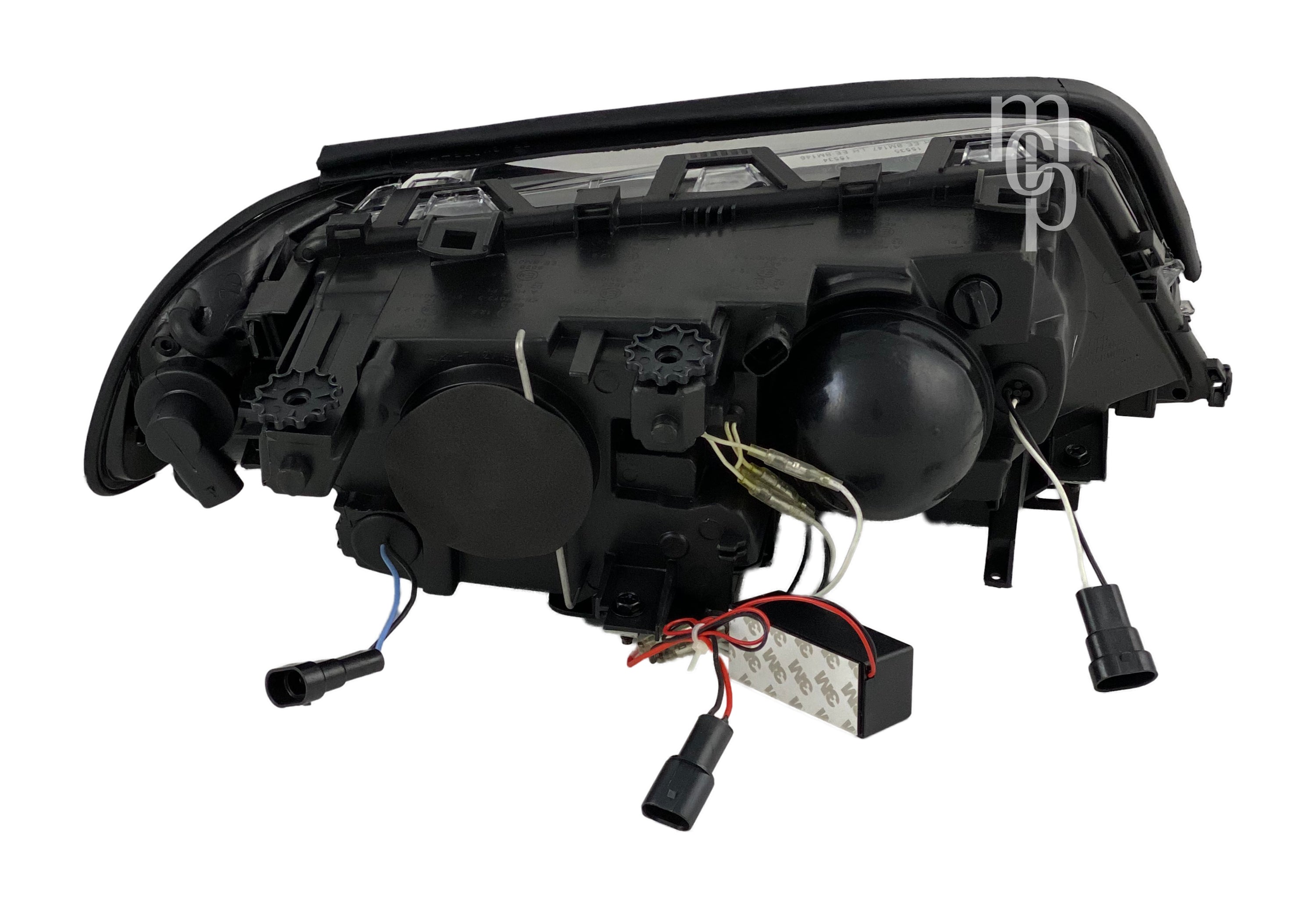 Scheinwerfer Set mit CCFL für BMW 3er E46 Coupe (99-03) Cabrio (00-03) schwarz