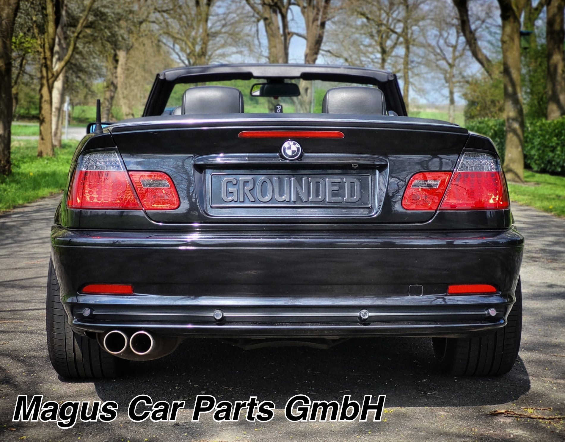 LED Rückleuchten für BMW 3er E46 Cabrio rot/schwarz