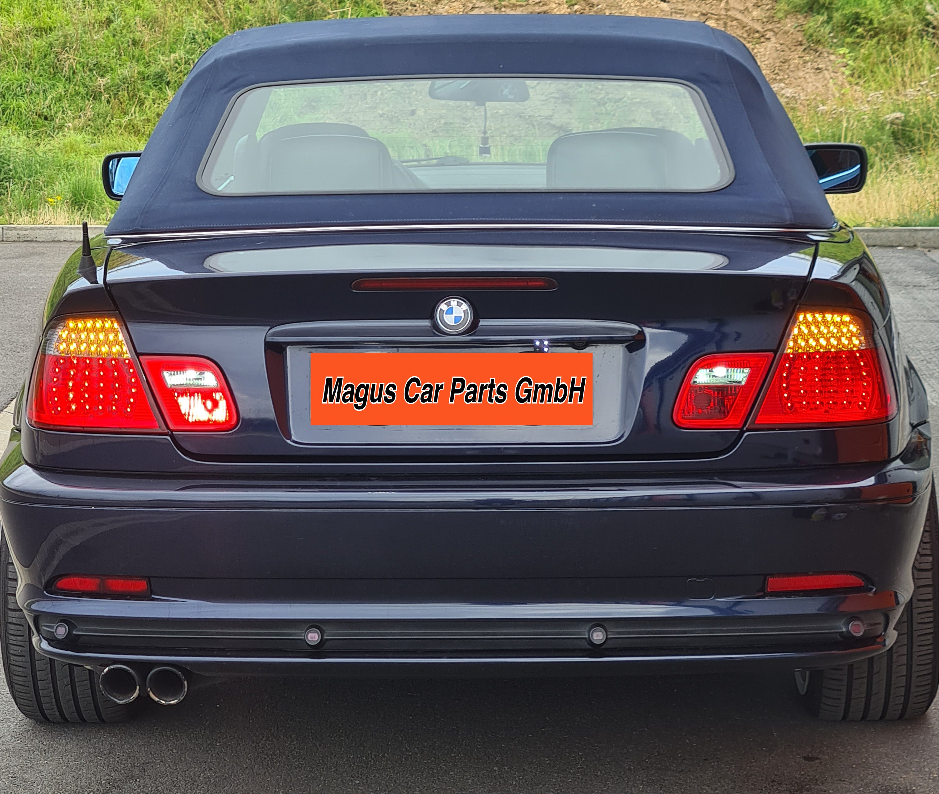LED taillights for BMW E46 (Convertible) red/black