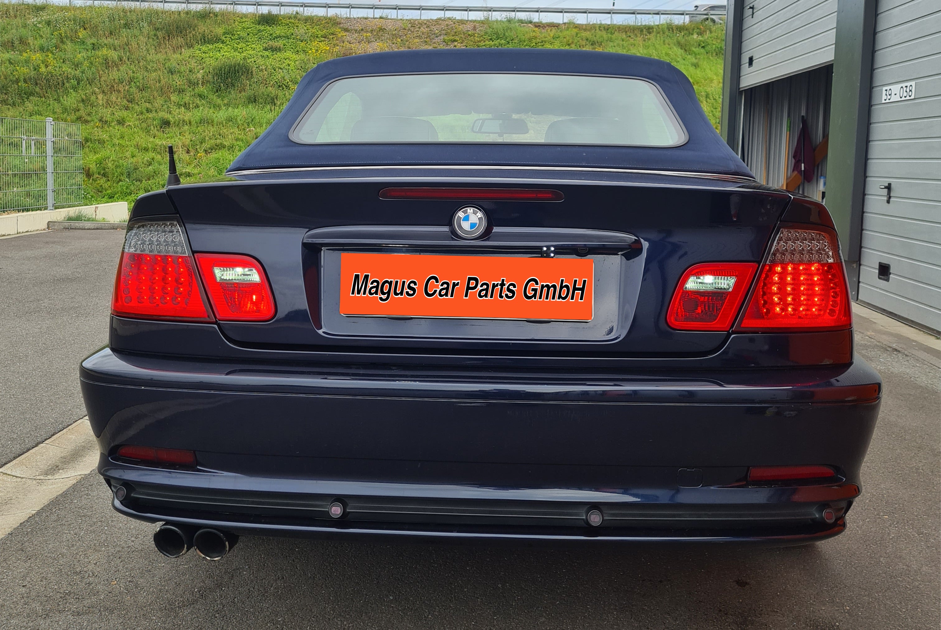 LED taillights for BMW E46 (Convertible) red/black