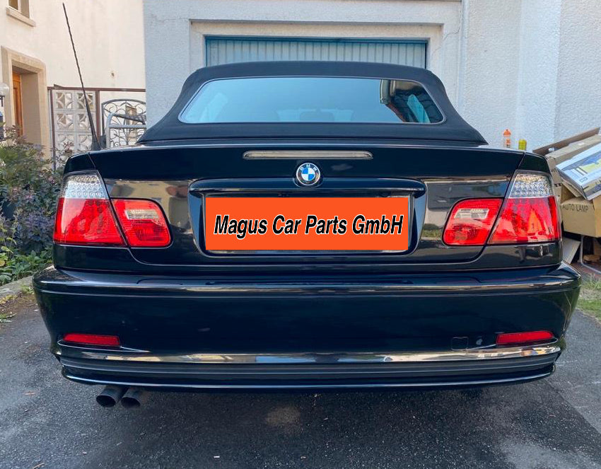 LED taillights for BMW E46 convertible, red/white