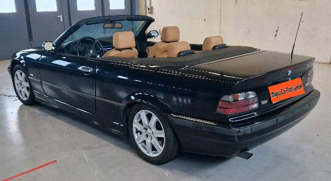 Taillights for BMW E36 Coupe Cabriolet, in smoke; Set