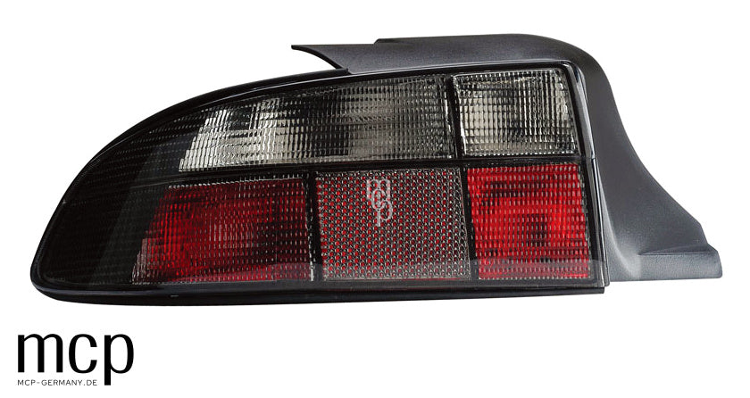 MCP 033043 – BMW Z3 / M-Roadster Rückleuchten Schwarz – Vorderansicht