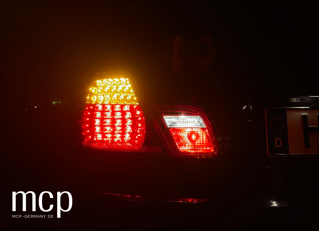 LED taillight set for BMW 3 Series E46 Coupe (99-03) red/clear