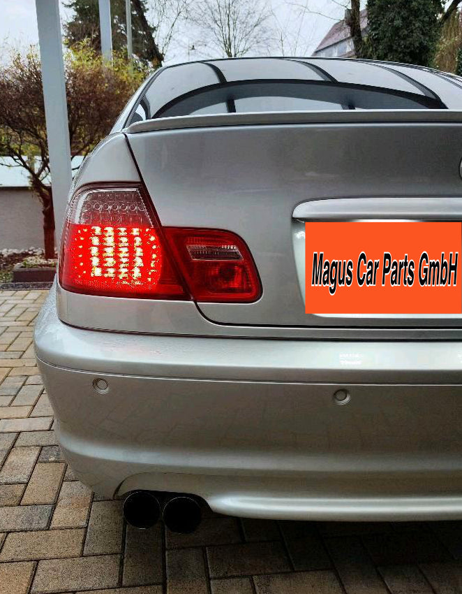 LED taillight set for BMW 3 Series E46 Coupe (99-03) red/clear