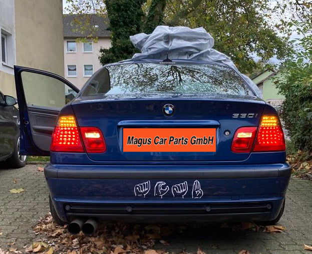 LED Rückleuchten BMW 3er E46 Limo (01-05) rot/smoke