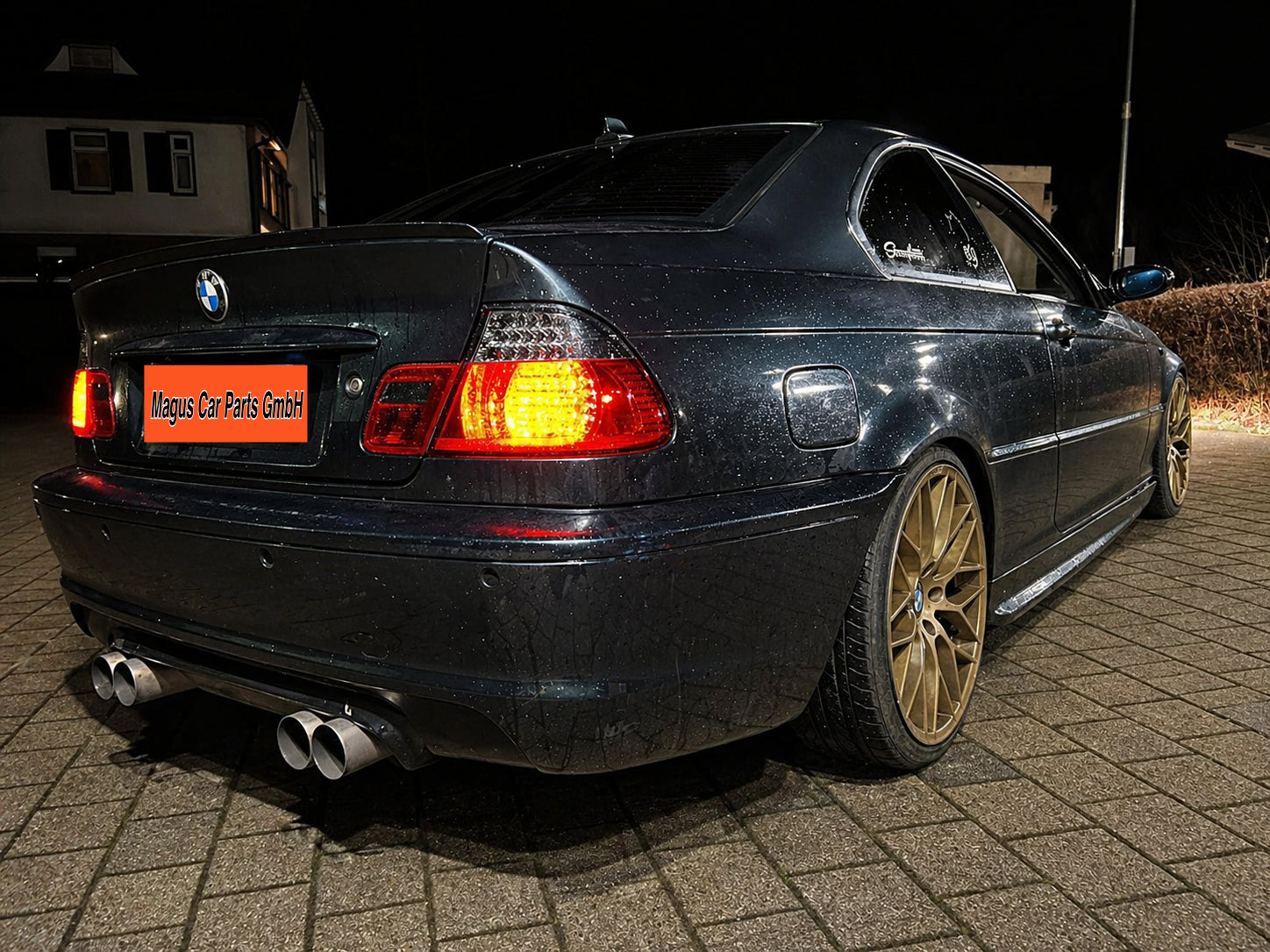 LED taillights for BMW E46 Coupe (from 03/03-06/06) red/smoke