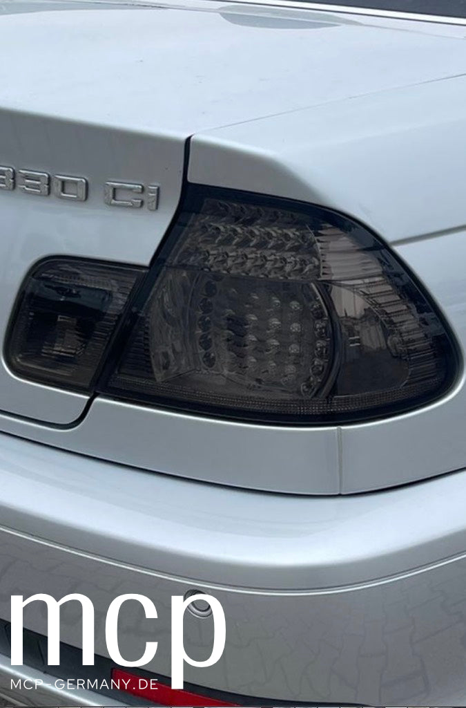 LED taillights for BMW E46 convertible in smoke