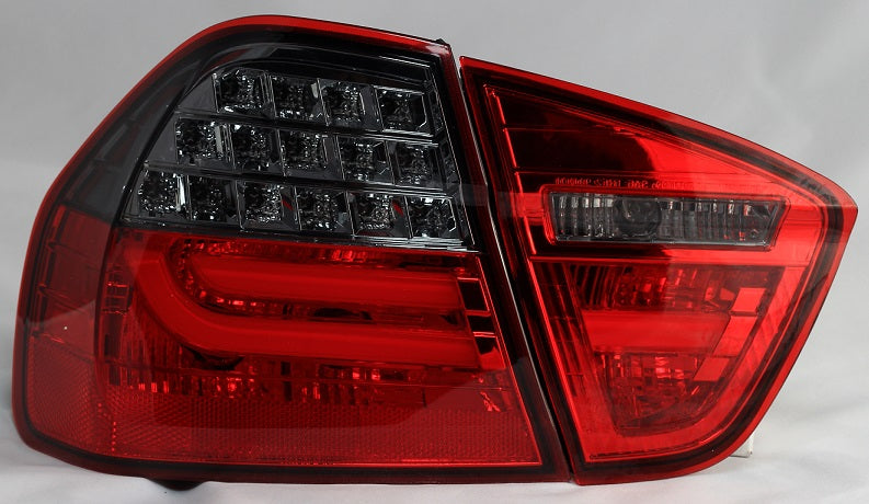 LED Rückleuchten BMW E90 (05-08, nicht 335d) rot/smoke