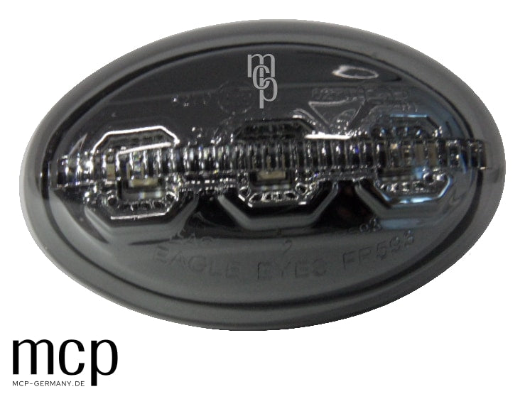 MCP 122016 – LED Seitenblinker Set Ford und Mazda 121 Smoke – Echte Smoke Frontansicht