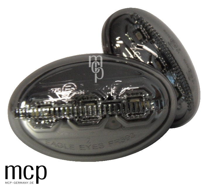 MCP 122016 – LED Seitenblinker Set Ford und Mazda 121 Smoke – Echte Aufnahme beider Seitenblinker