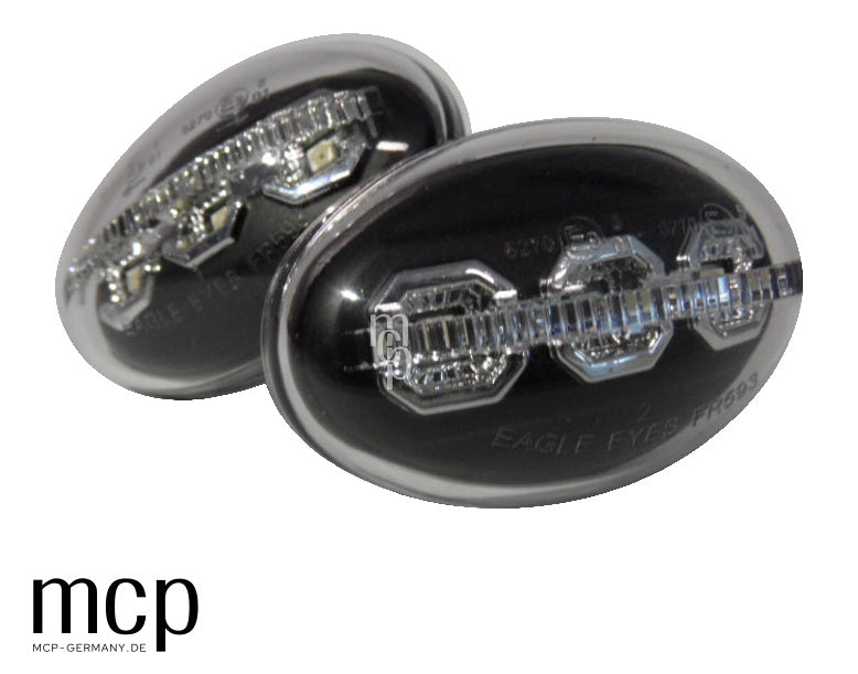 MCP 122017 – LED Seitenblinker Schwarz – beide Seitenblinker