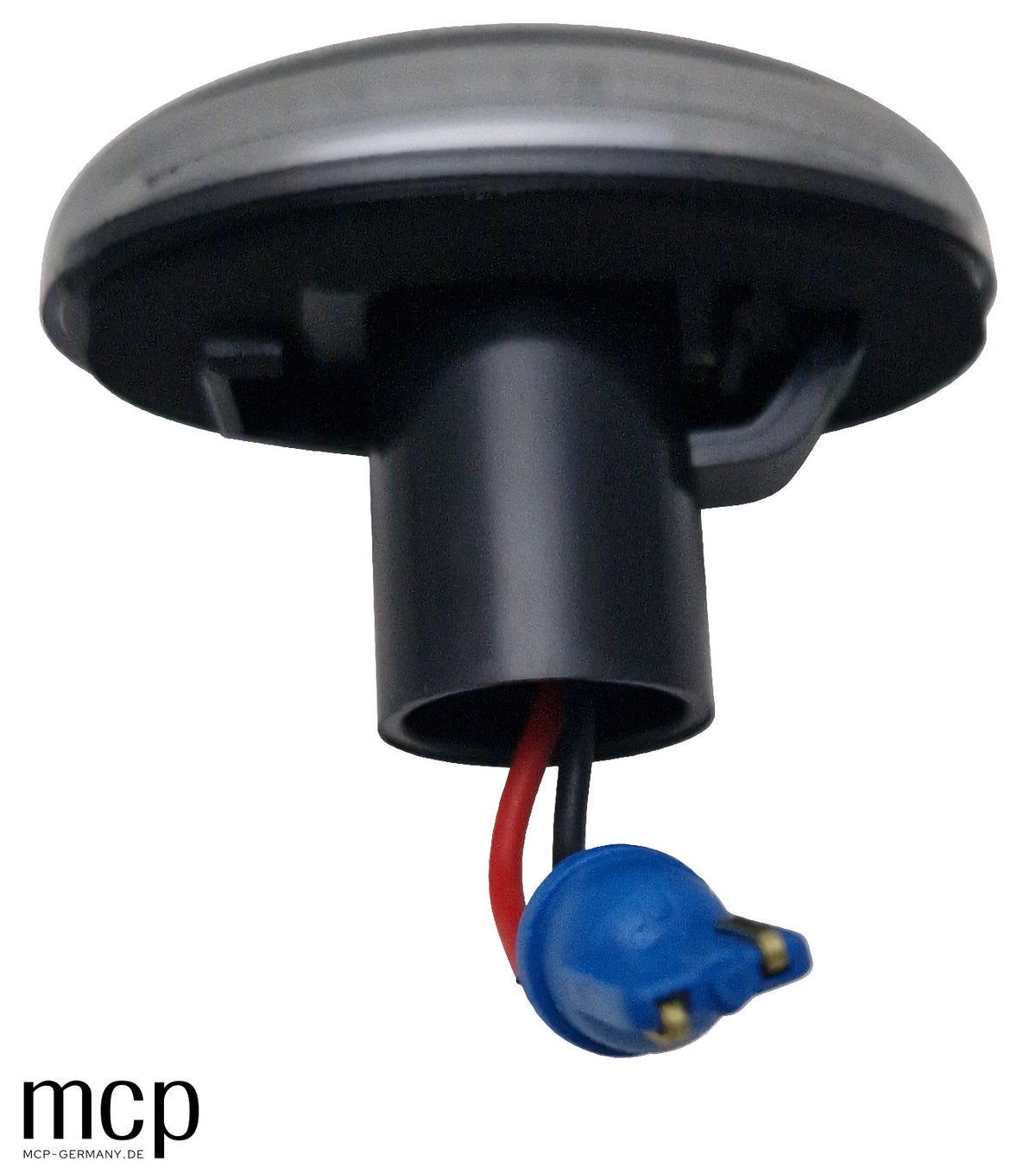 MCP 122017 – LED Seitenblinker Schwarz – Rückseite mit Anschluss