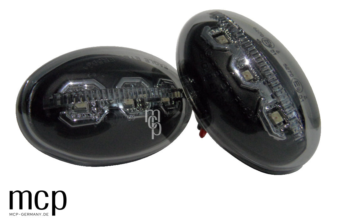 MCP 122018 – LED Seitenblinker Smoke/Schwarz – beide Seitenblinker