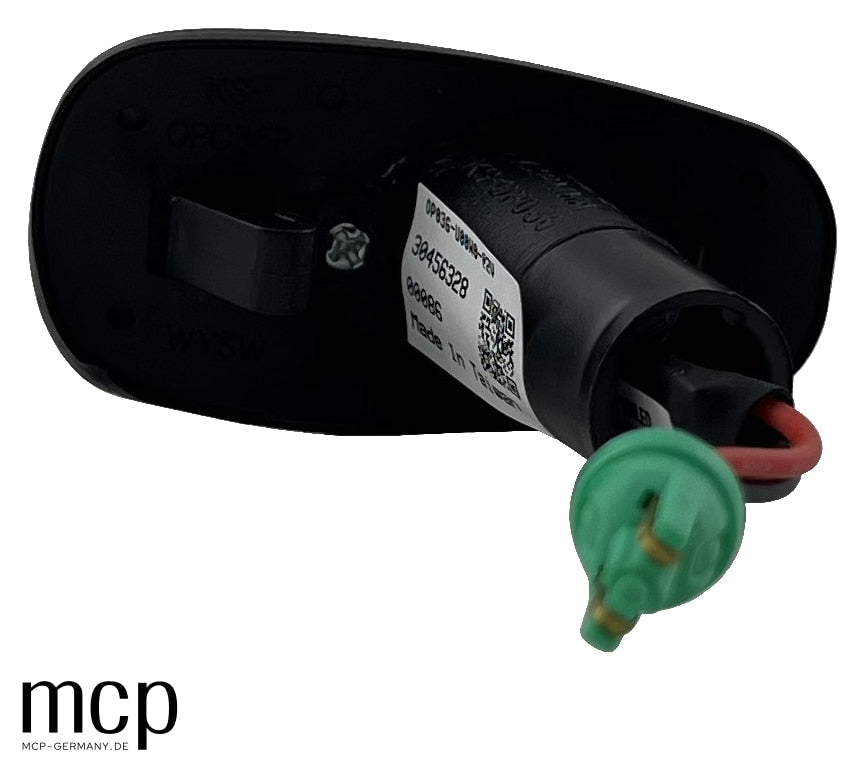 MCP 292024 – Opel Astra G / Zafira A LED Seitenblinker Schwarz – Rückansicht mit Anschluss und Halterung