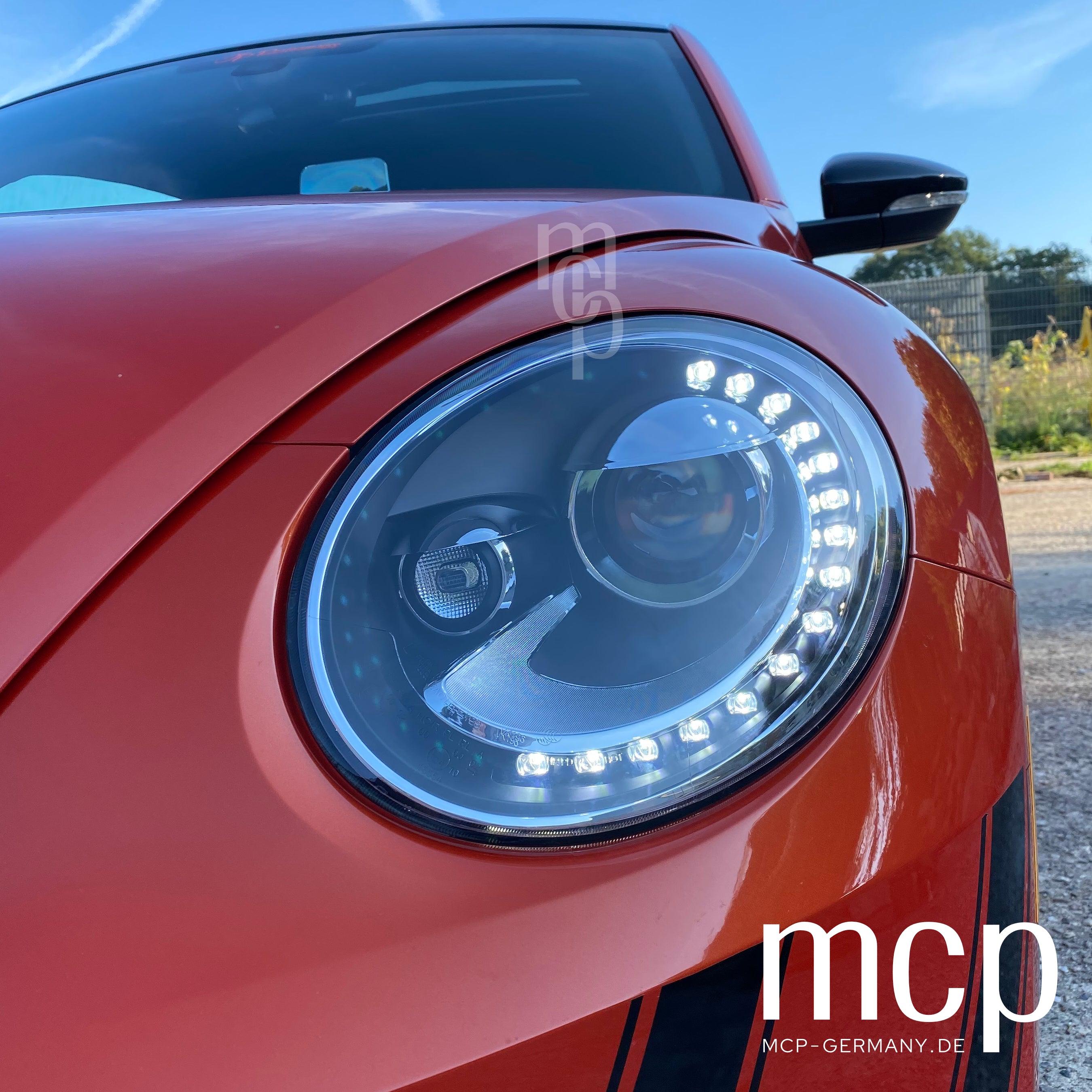 Scheinwerfer Set starline mit LED Tagfahrlicht für VW New Beetle (06/11 bis 07/19) in Schwarz