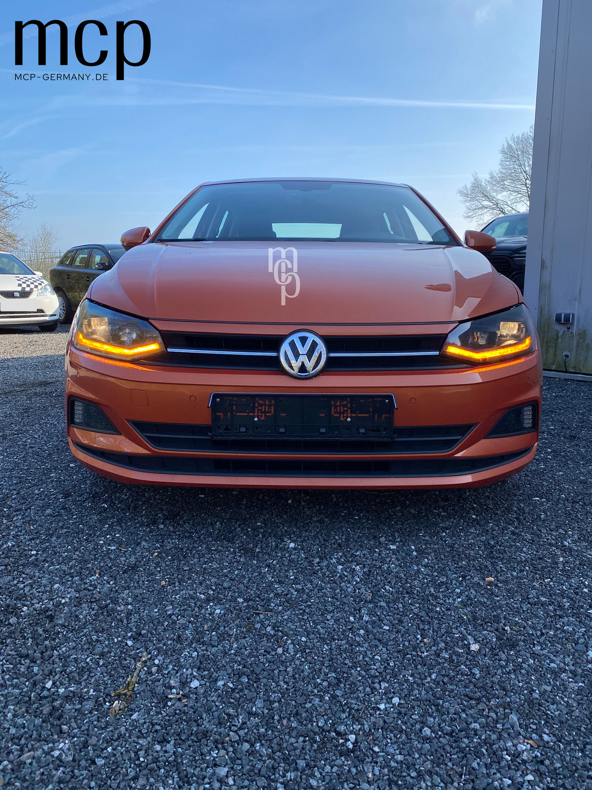 MCP 441264 – VW Polo AW1 Scheinwerfer Schwarz – Einbau Polo Orange Blinker