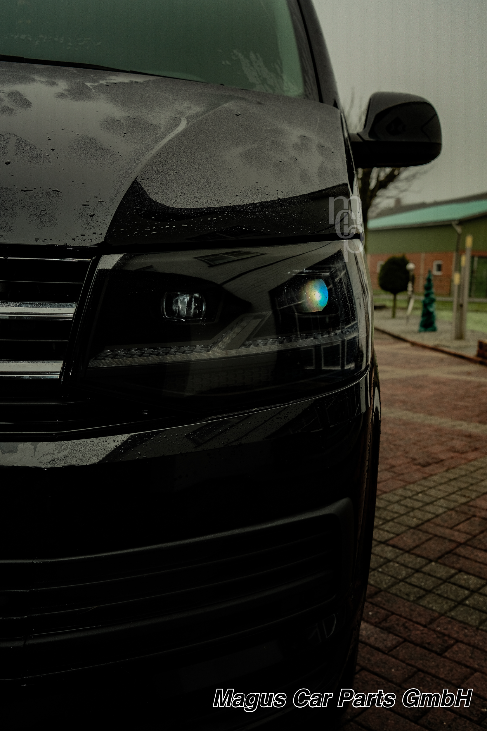 Voll LED Scheinwerfer Set für VW T6 (2015–2019) Schwarz - DRL, dyn. Blinker (H4)
