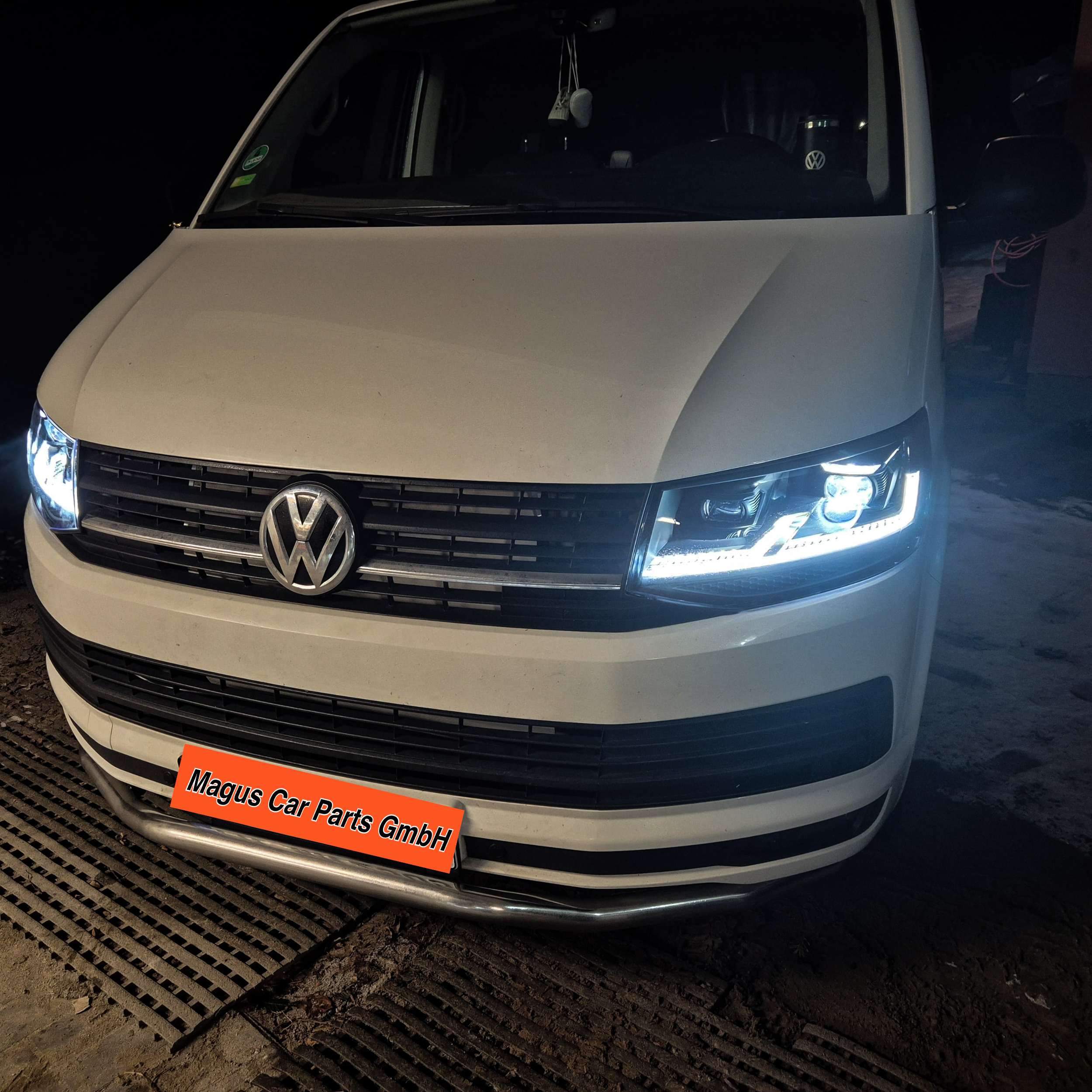 Voll LED Scheinwerfer Set für VW T6 (2015–2019) Schwarz - DRL, dyn. Blinker (H4)