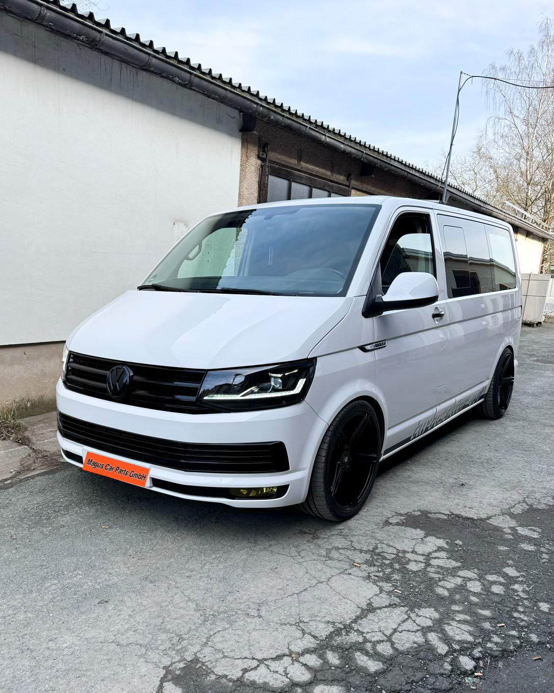 Voll LED Scheinwerfer Set für VW T6 (2015–2019) Schwarz - DRL, dyn. Blinker (H4)
