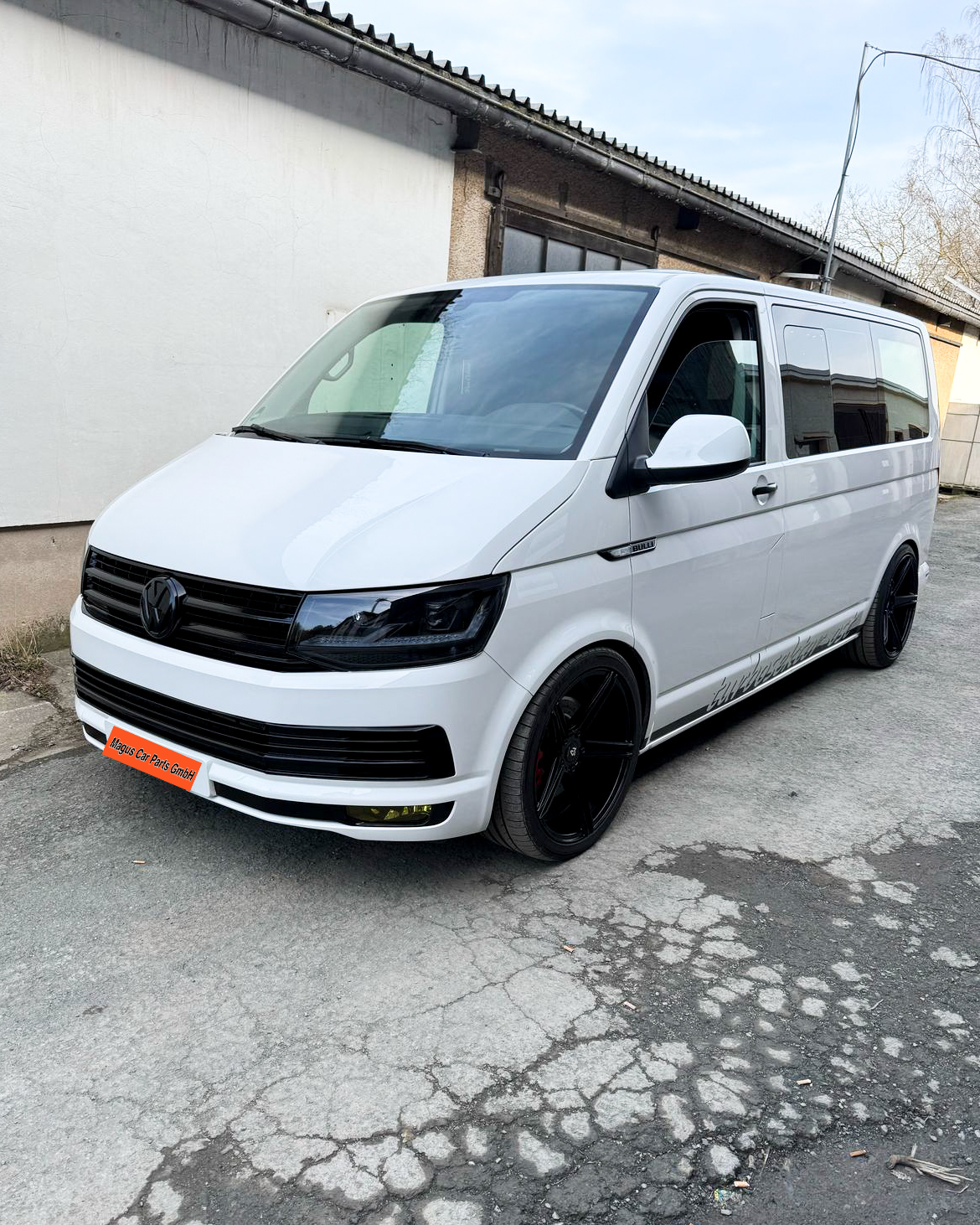 Voll LED Scheinwerfer Set für VW T6 (2015–2019) Schwarz - DRL, dyn. Blinker (H4)