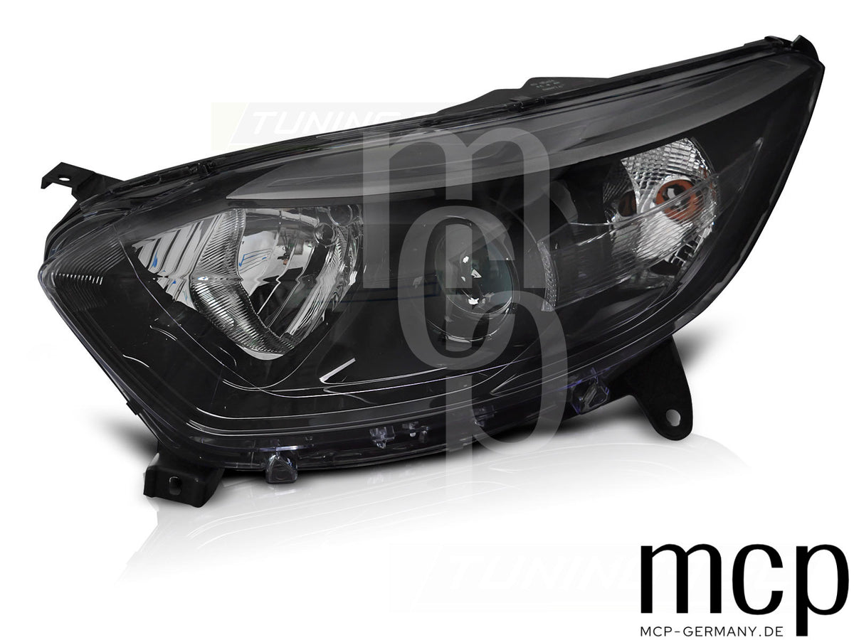 Scheinwerfer links für Renault Captur I (2013 bis 2017) in Schwarz – MCP Produktbild