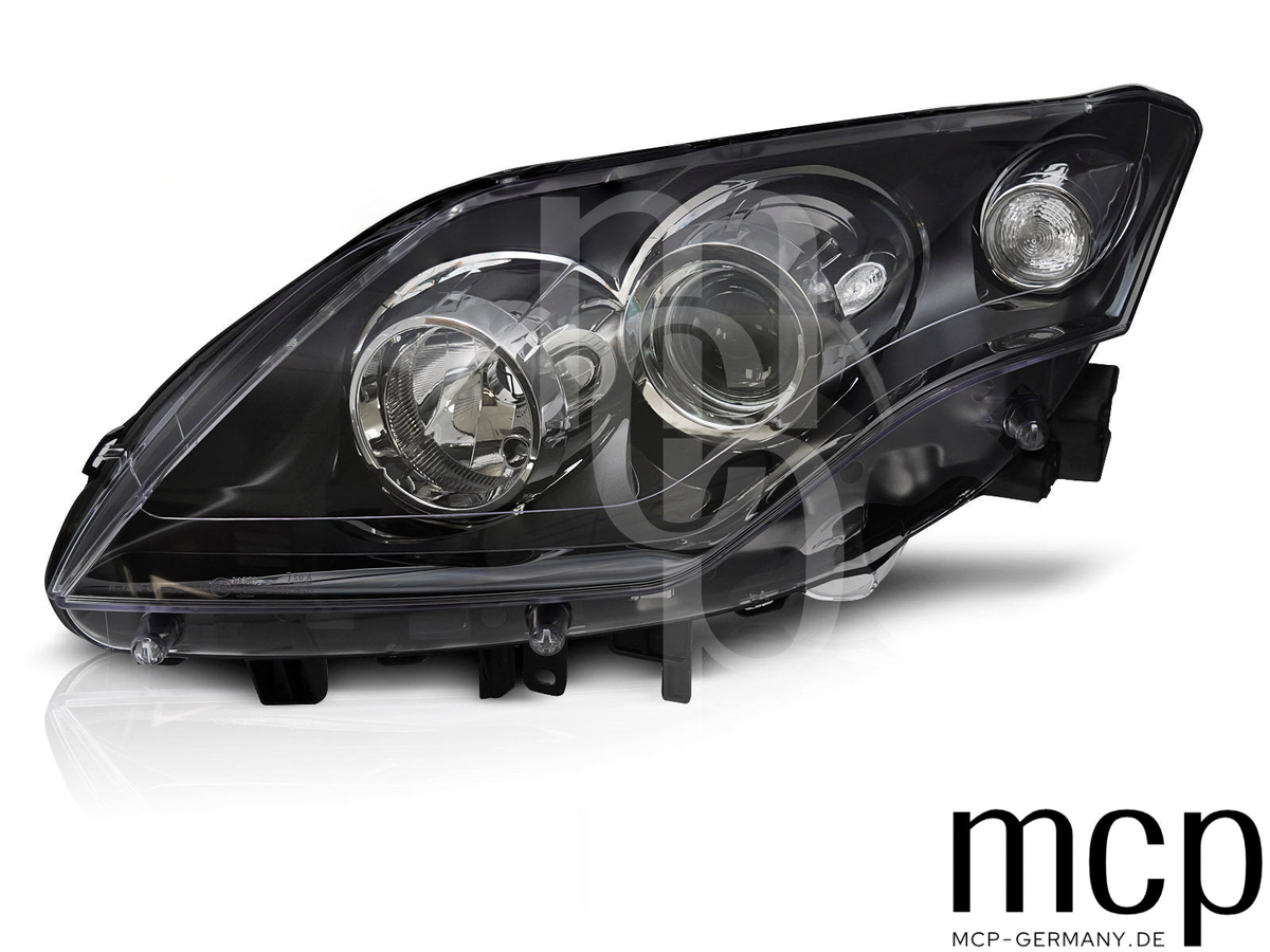 Scheinwerfer links für Renault Laguna III (2007 bis 2011) in Schwarz