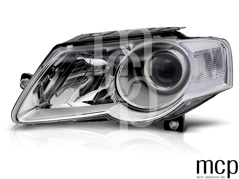 Scheinwerfer links für VW Passat B6 3C (03/2005 bis 2010) in Chrom