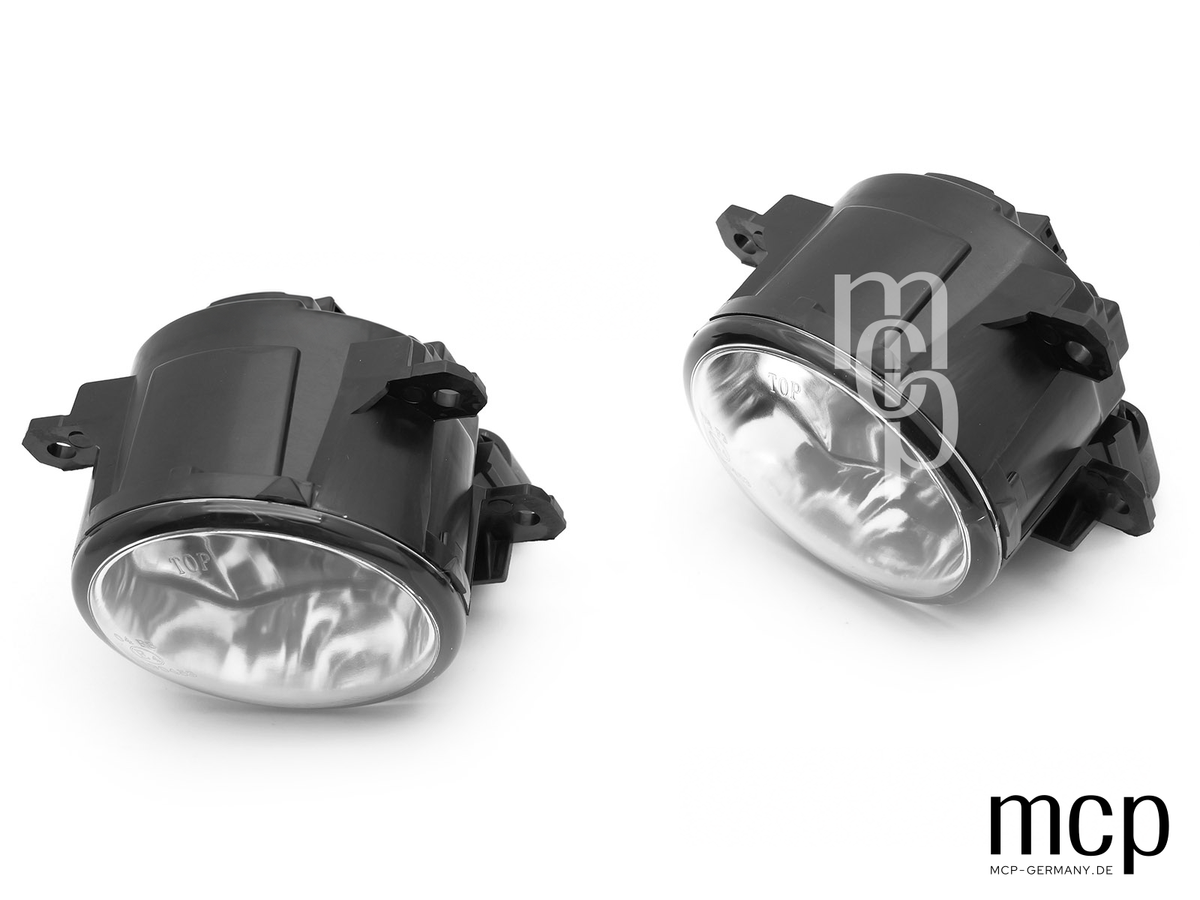 Nebelscheinwerfer Set für Fiat 500L / Doblo / Ducato / Panda / Punto Evo / Punto / Citroën Jumper / DS5 / Peugeot Boxer in Klar – Setansicht