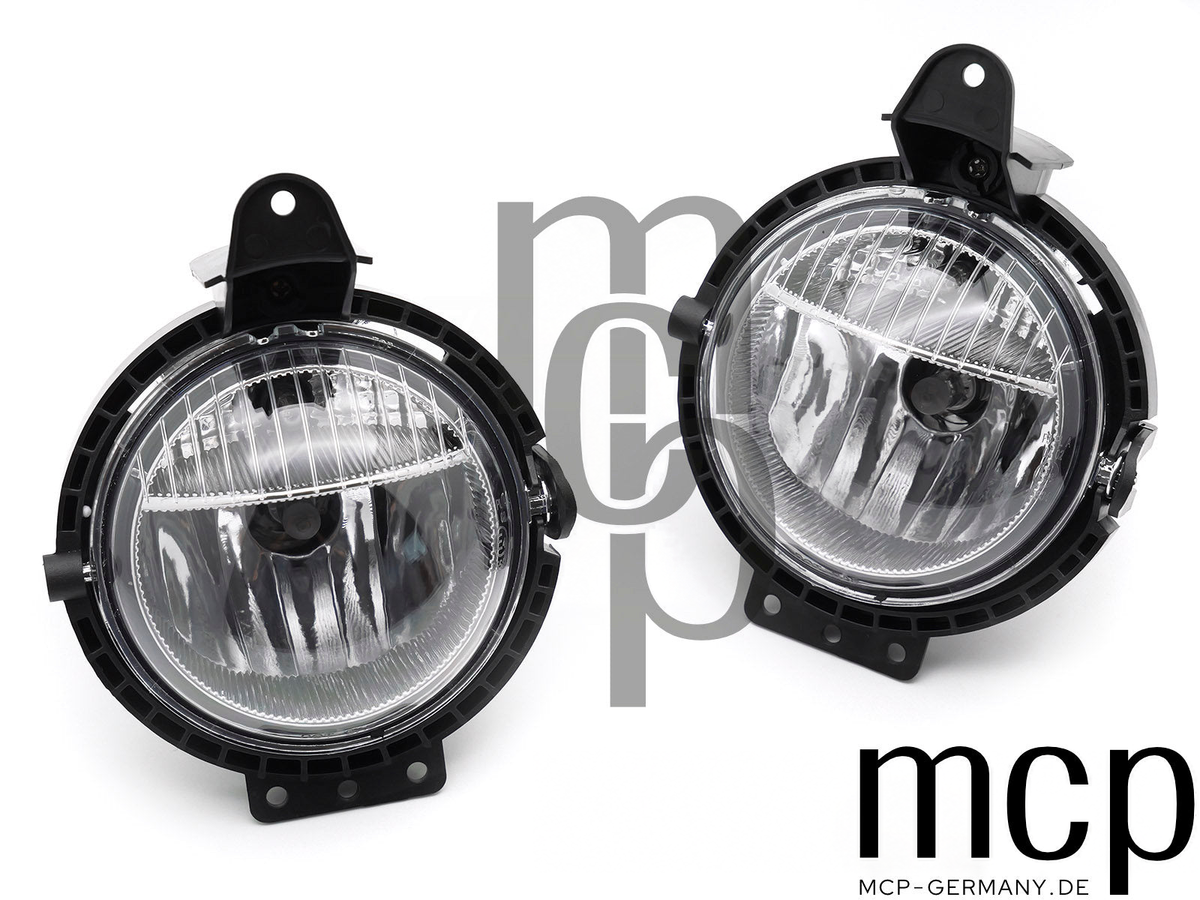 Nebelscheinwerfer Set mit Tagfahrlicht für Mini Cooper R55 / R56 / R57 / R58 / R59 in Klar – Gesamtansicht