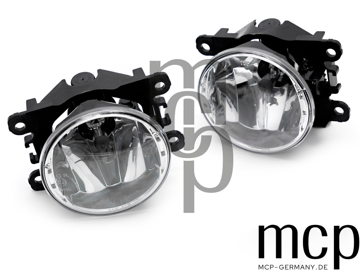 Nebelscheinwerfer Set für Renault Clio / Captur / Kangoo / Fluence / Megane / Trafic Dacia Logan / Sandero in Klar