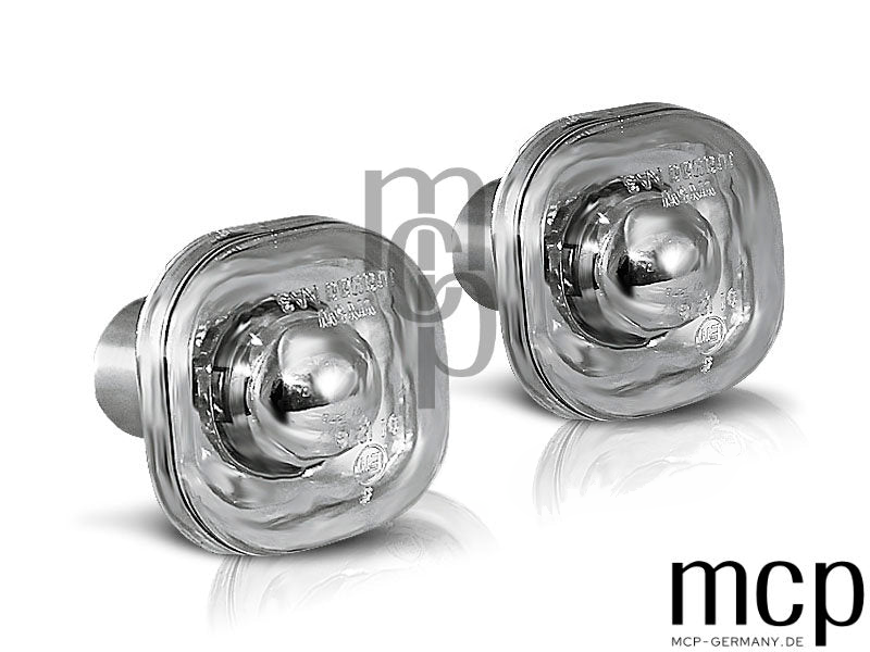 Seitenblinker Set für Audi A3,A4 / Škoda Fabia,Octavia in Chrom