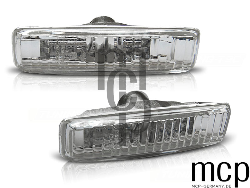 Seitenblinker Set für BMW 5er E39 in Chrom