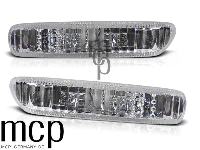 Seitenblinker Set für BMW 3er E46 in Chrom