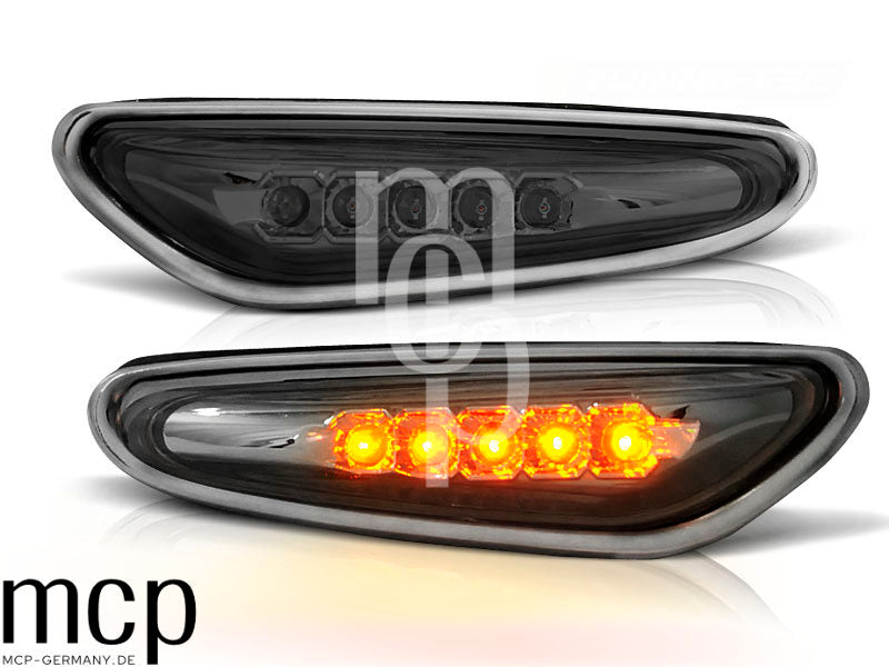 LED Seitenblinker Set für BMW 3er E46 in Smoke