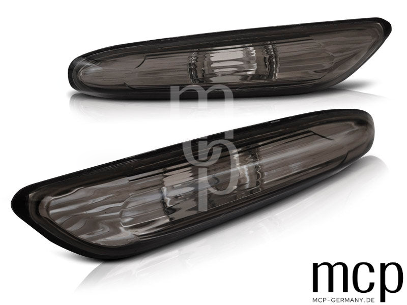Seitenblinker Set für BMW 1er E81 82 87 88 / E90 91 92 93 / X1 in Smoke