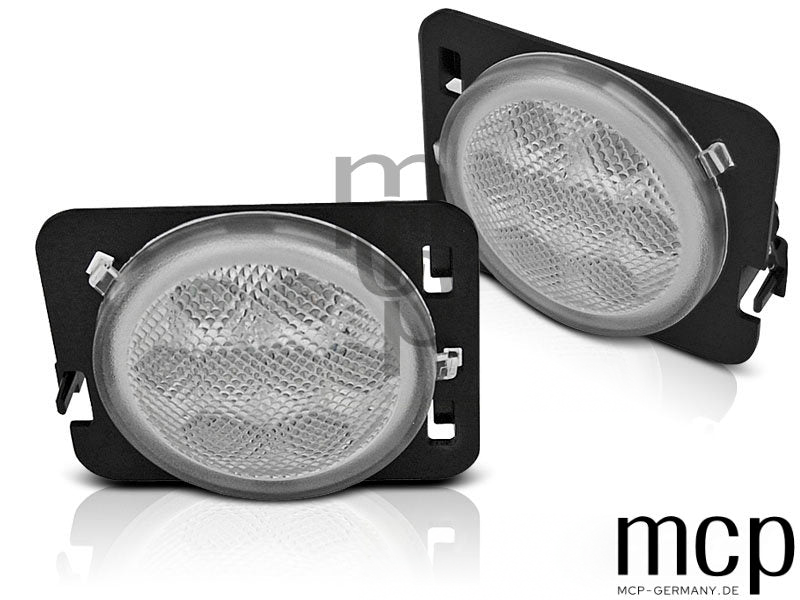 LED Seitenblinker Set für Jeep Wrangler JK in Chrom