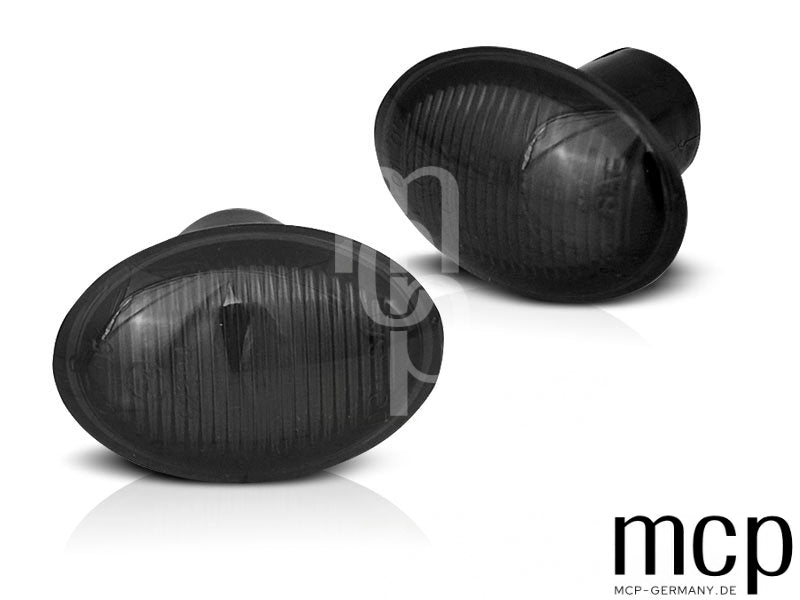 LED Seitenblinker Set für Fiat 500 / Ford KA / Lancia Ypsilon in Smoke