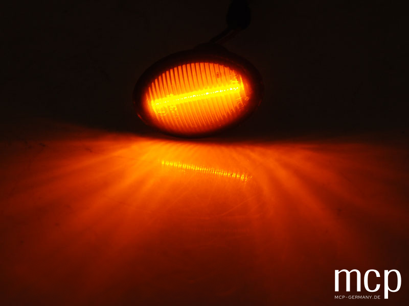 LED Seitenblinker Set für Fiat 500 / Ford KA / Lancia Ypsilon in Smoke – weitere Ansicht