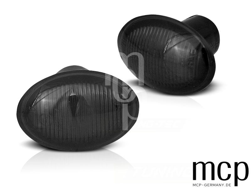 LED Seitenblinker Set für Fiat 500 / Ford KA / Lancia Ypsilon in Smoke