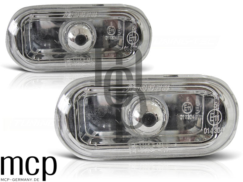 Seitenblinker Set für Ford Fiesta MK6 / C-MAX / Focus MK2 in Chrom