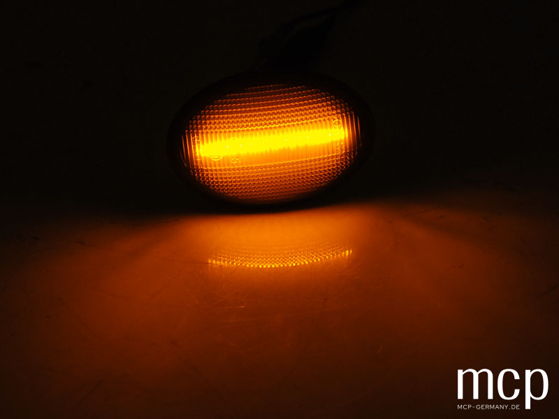 LED Seitenblinker Set für MINI Cooper R56 / R57 / R58 / R59 in Smoke – weitere Ansicht