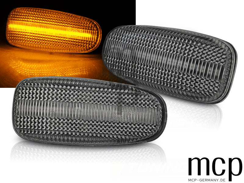 LED Seitenblinker Set für Mercedes W124/ W210/ W202/ SLK/ CLK/ W208 in Weiß