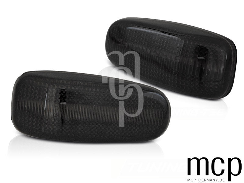 LED Seitenblinker Set für Mercedes W124/ W210/ W202/ SLK/ CLK/ W208 in Smoke