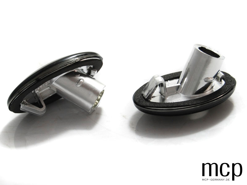 Seitenblinker Set für Opel Astra F / Corsa / Tigra in Smoke – Rückansicht