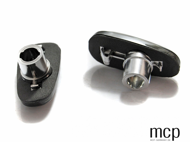 Seitenblinker Set für Opel Astra G (09/1997 bis 02/2004) in Smoke – Rückseite und Anschlüsse