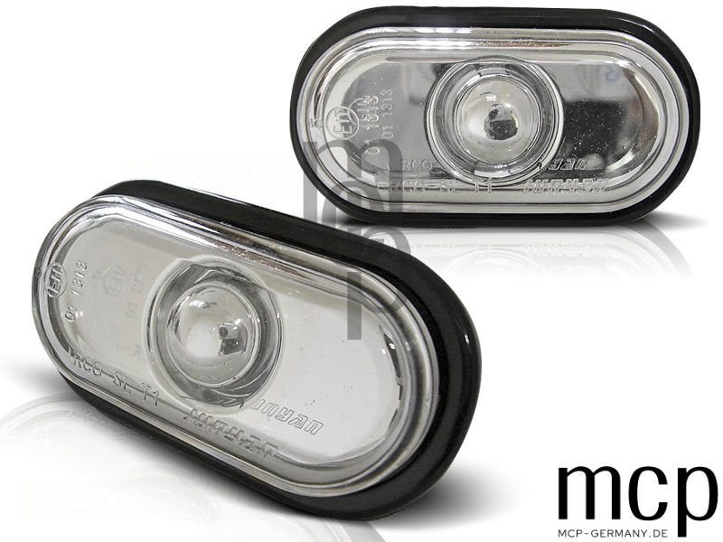 Seitenblinker Set für Renault Clio in Chrom