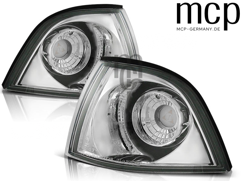 Frontblinker Set für BMW 3er E36 Coupé (12/1990 bis 09/1999) in Chrom