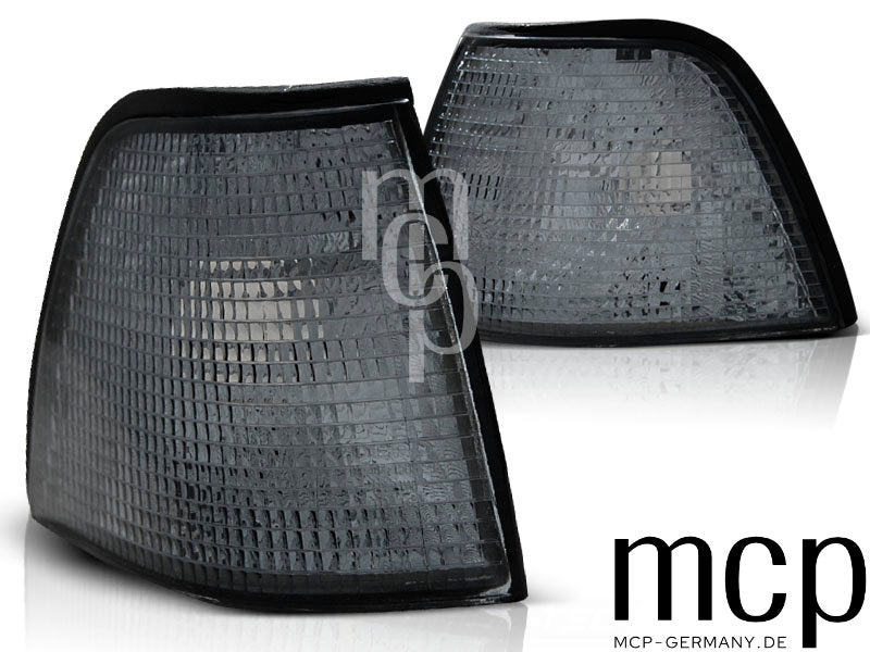 Frontblinker Set für BMW 3er E36 Limousine / Touring / Compact (12/1990 bis 09/1999) in Smoke