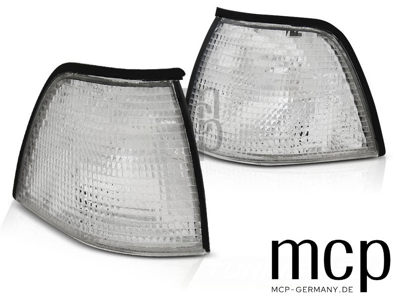Frontblinker Set für BMW 3er E36 Limousine / Touring / Compact (12/1990 bis 09/1999) in Weiß